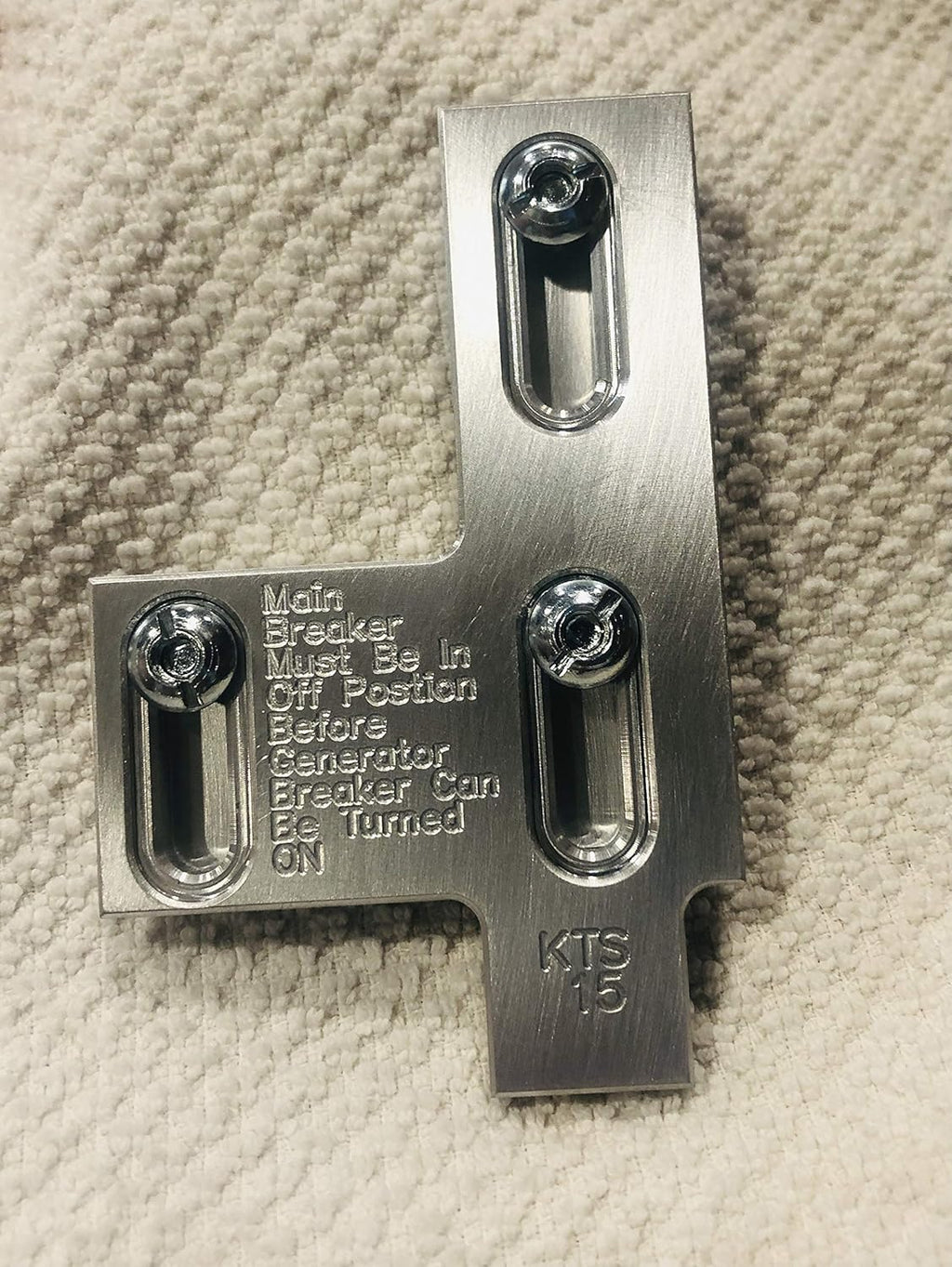 Generator Interlock Kit for Siemens 200 Amp Panel or Murray 200 Amp Panel