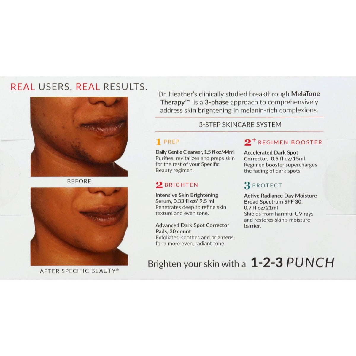 Specific Beauty Daily Brightening Skincare Essentials Kit - 5ct