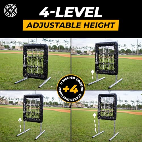 ALAGPRO? The Original 9 Hole Pitching Net with Strike Zone Pocket | Pitching Target for Baseball & Softball Pitchers