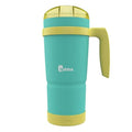 Bubba Envy S Vacuum-Insulated Stainless Steel Tumbler with Lid, 32 oz ?C Removable Bumper and Handle ?C Sweat Resistant and BPA-Free - Ideal for Work, Travel or Poolside - Island Lemon
