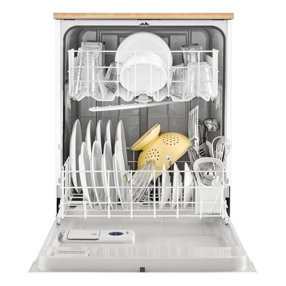 Whirlpool - 24 Front Control Tall Tub Portable Dishwasher - White