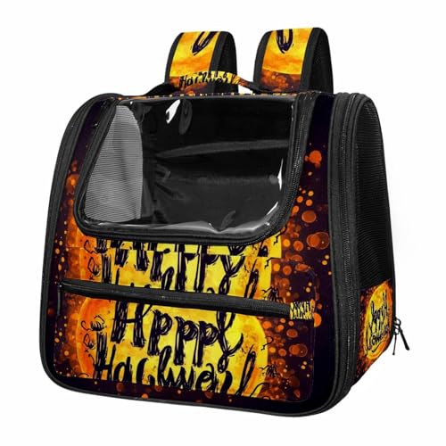 Halloween Pet Carrier Airline Approved Pet Carrier Bag Dog Carrier for Small Medium Cats Dogs Puppies Kitten