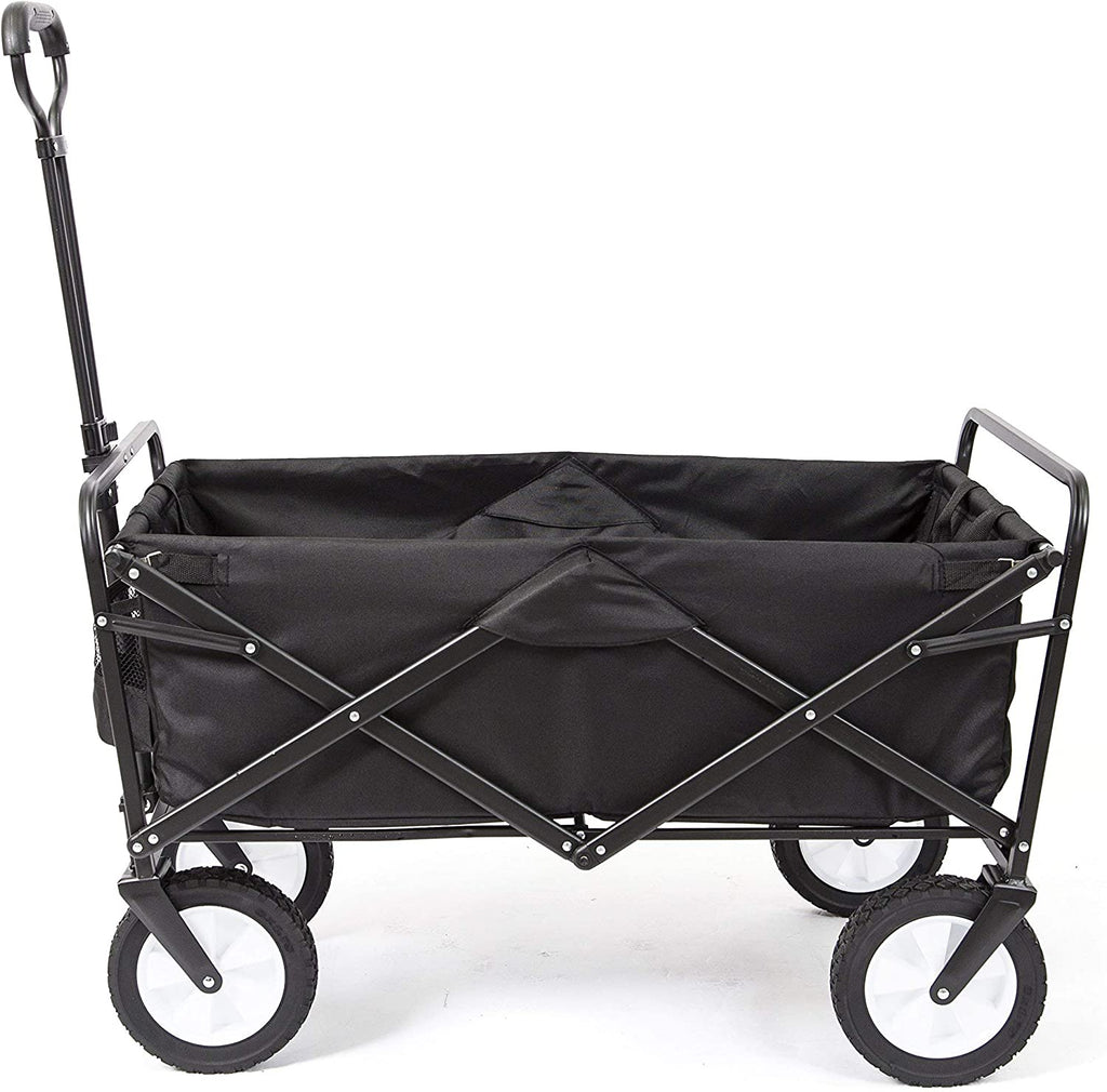 MacSports Collapsible Folding Outdoor Utility Wagon?? Black