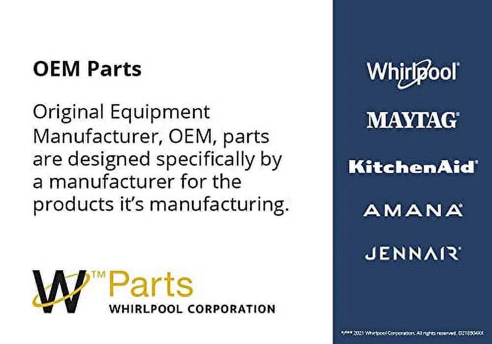 Whirlpool W11087438 OEM French Door Refrigerator Evaporator Fan Motor