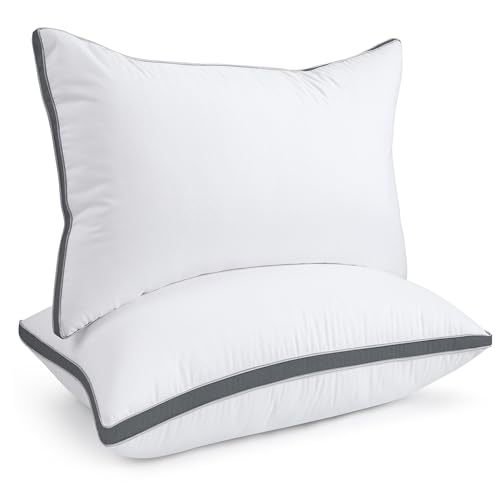 viewstar Bed Pillows King Size Set of 2, Hotel Quality, Down Alternative Big Pillow for Back, Stomach or Side Sleepers, Firm