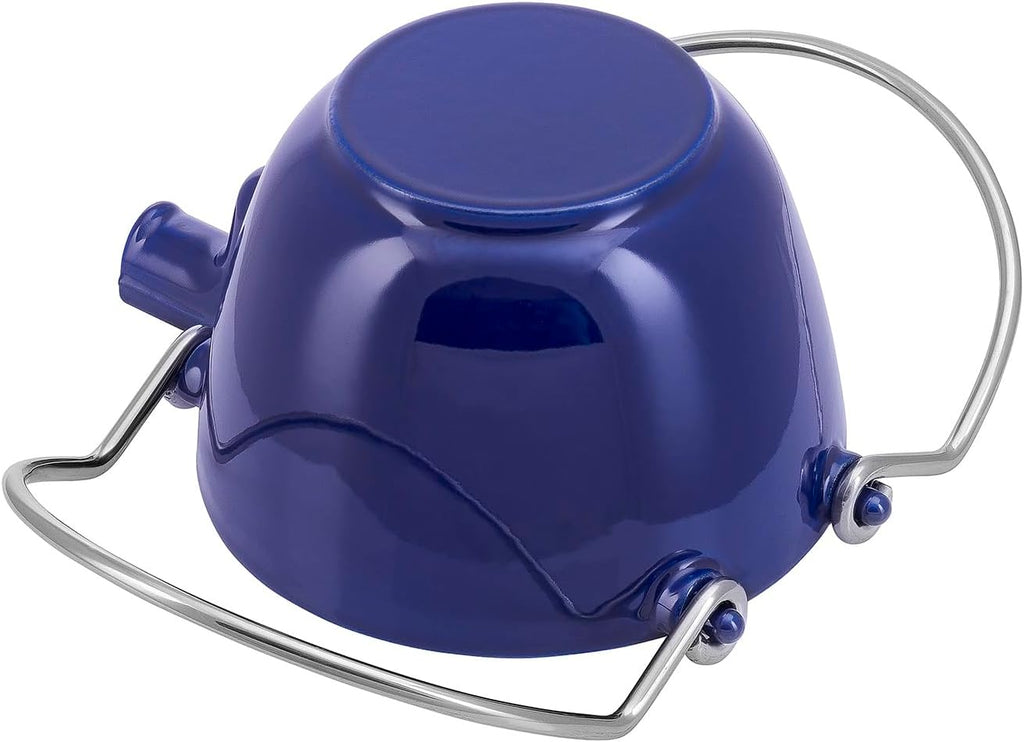Staub Cast Iron 1-qt Round Tea Kettle - Basil, Made in France