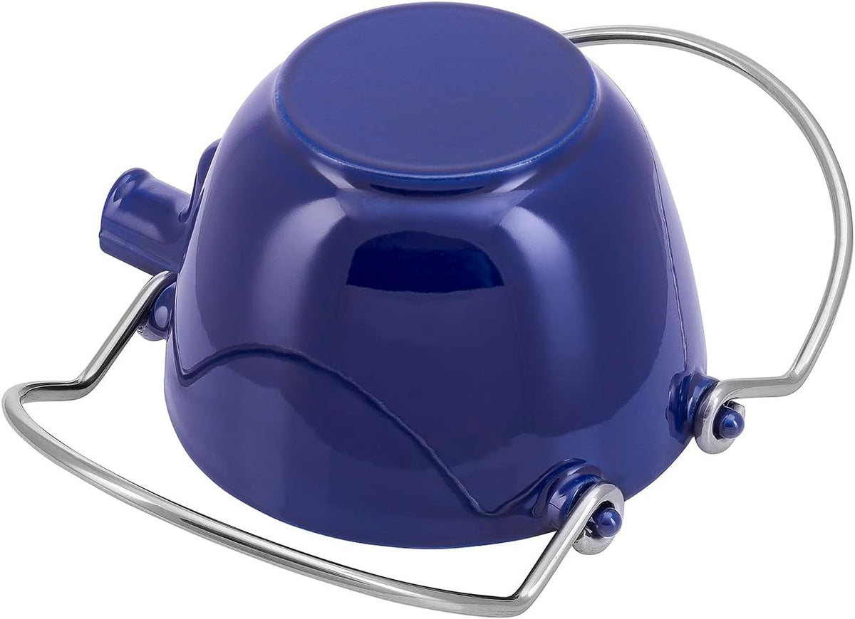 Staub Cast Iron 1-qt Round Tea Kettle - Basil, Made in France