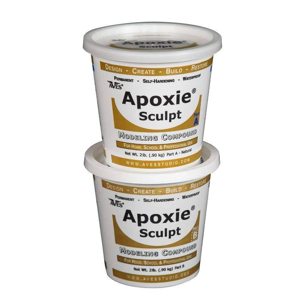 Apoxie Sculpt 4 lb. White, 2 Part Modeling Compound (A u0026 B)