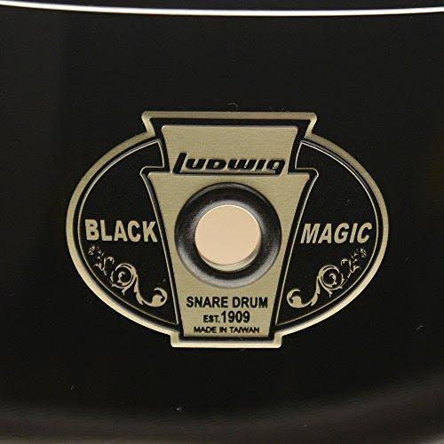Ludwig 8x14x22 Black Magic Brass Snare Drum with Chrome Hardware
