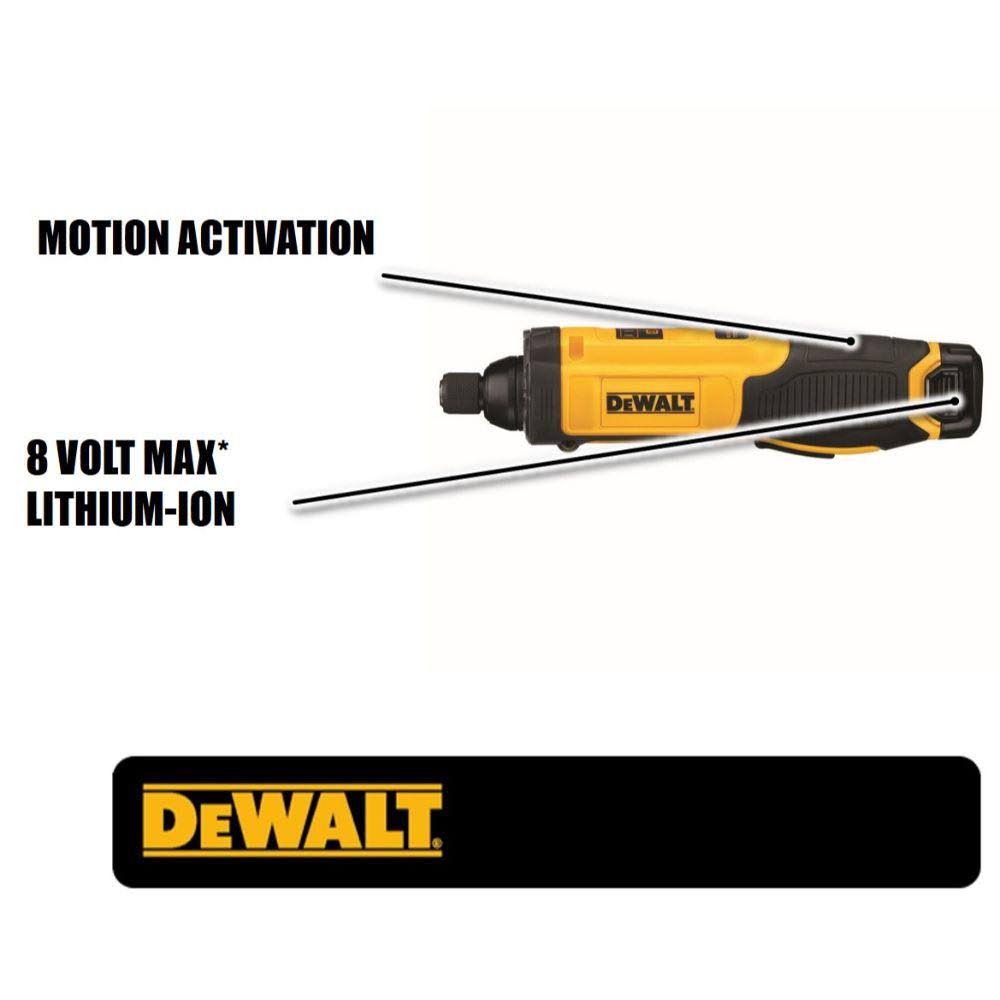 DeWALT DCF682N1 - Screwdriver - cordless - hex socket 0.25 in - 8 V