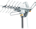 LAVA Outdoor HDTV Antenna, 150 Miles Ranges, HD-2605, 4K 1080P TV Remote Control Rotation UHF/VHF Reception with Built-In Low Noise Amplifier