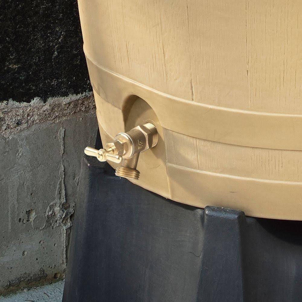 RTS Oak Rain Barrel w/ Brass Spigot