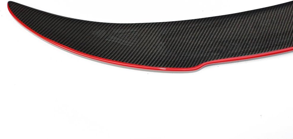 Mosion Auto FD Style Red Line Carbon Fiber Rear Spoiler for Mercedes-Benz CLA45 AMG W117 C117 CLA 250 180 260