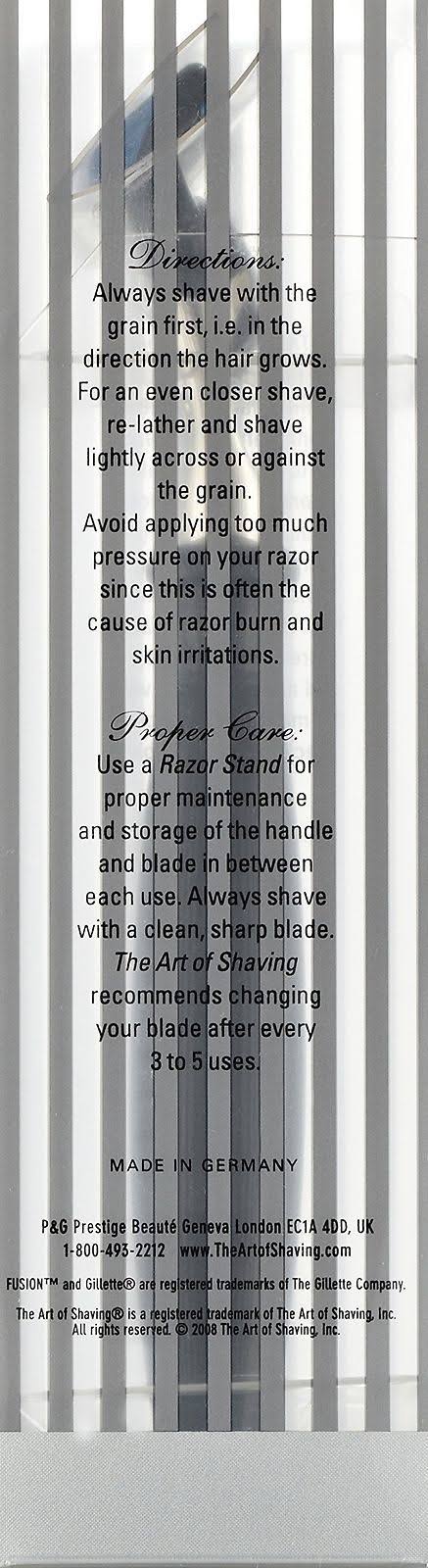 The Art of Shaving Fusion Black u0026 Nickel Razor