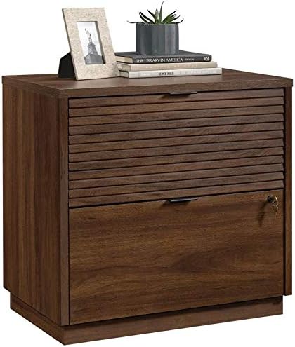 Sauder Englewood 2 Drawer Wooden Lateral File in Spiced Mahogany