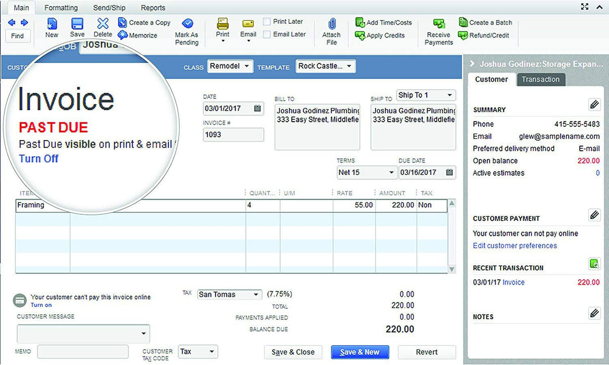 QuickBooks Desktop Pro 2018