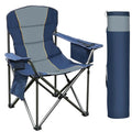 Camping Folding Chair, Heavy Duty Oversized Portable Outdoor Chair, Foldable Camp Chair with Cup Holder and Cooler Bag Support 450 LBS, Green??