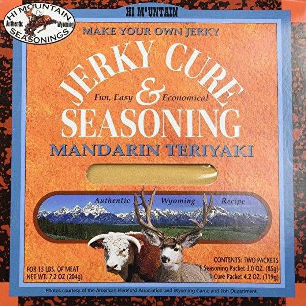 7.2oz Jerky / Seasonings Hi Mountain - Mandarin Teriyaki