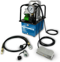 TEMCo HP0006 - Electric Hydraulic Pump Power Pack Unit 2 Stage Single Acting 110v 10k psi 488 Cubic in Capacity