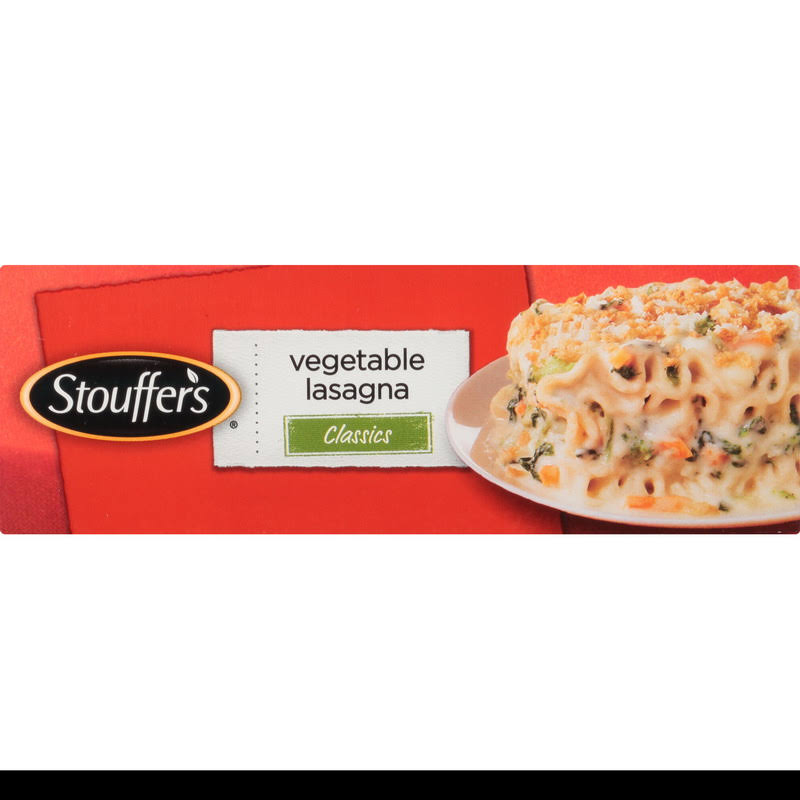 Stouffer's Vegetable Lasagna Meal 10.5 oz, Pack of 12