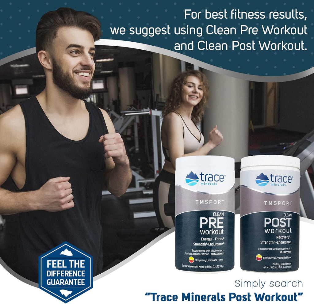 Trace Minerals TMRFIT Series Preworkout Canister Supplement, 18.1 Ounce Pack of 2