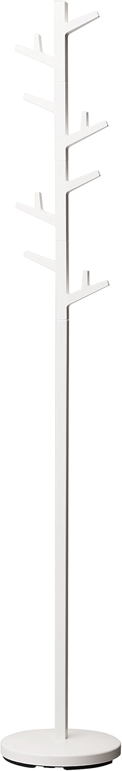 Yamazaki Home Rack Tree/Standing Coat and Hat Hanger, One Size, White