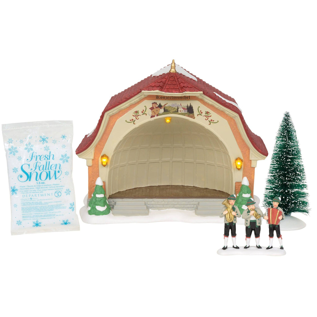 Department 56 Alpine Village Bavarian Concert Hall Boxed Set - Boxed
