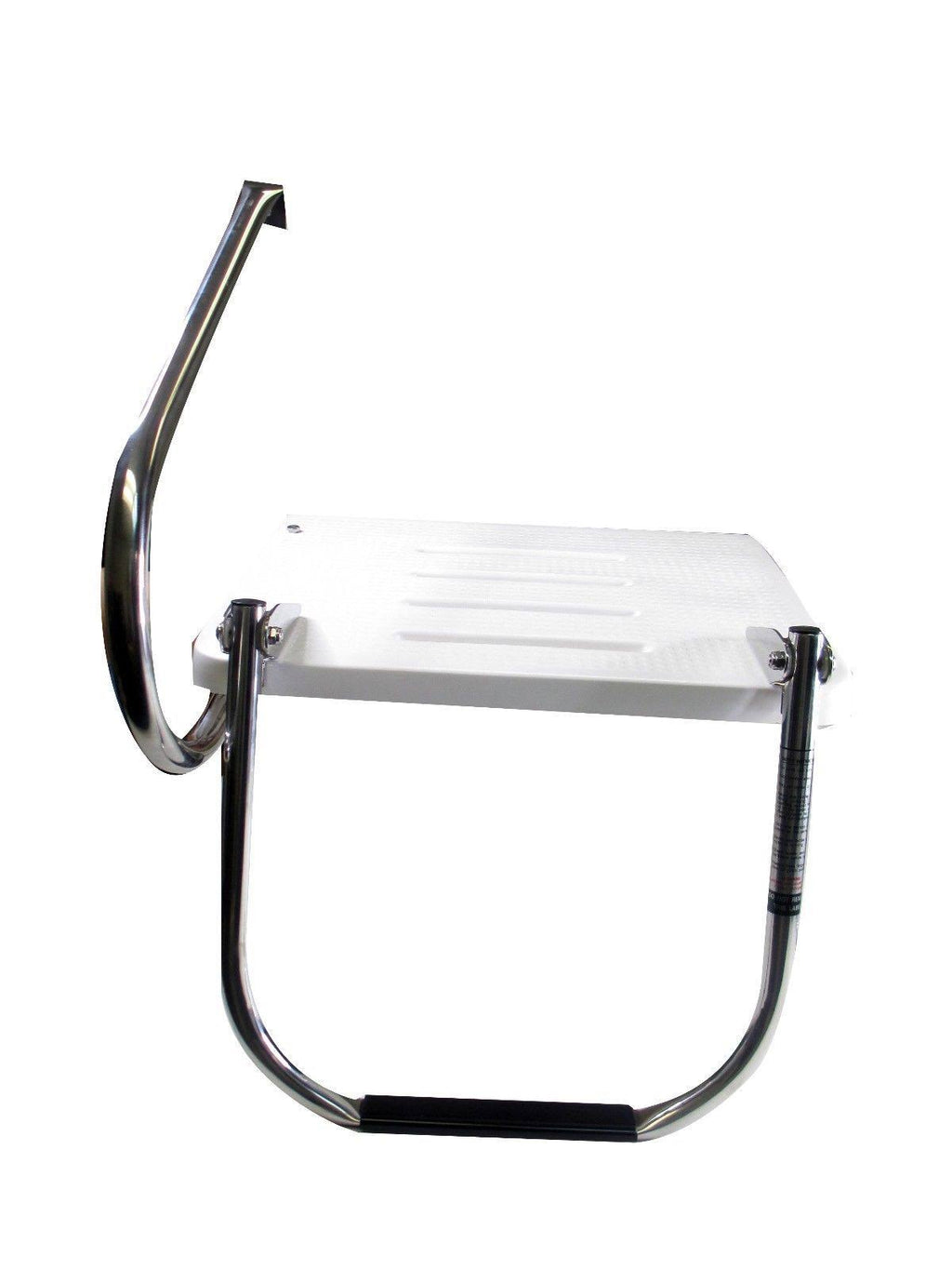 Pactrade Marine Boat Universal Fiberglass Swim Platform Under Mount Fold Down Ladder 1 Step Inboard One Rail