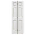JELD-WEN 18 in. x 80 in. Colonist Primed Textured Molded Composite MDF Closet Bi-Fold Door 5527
