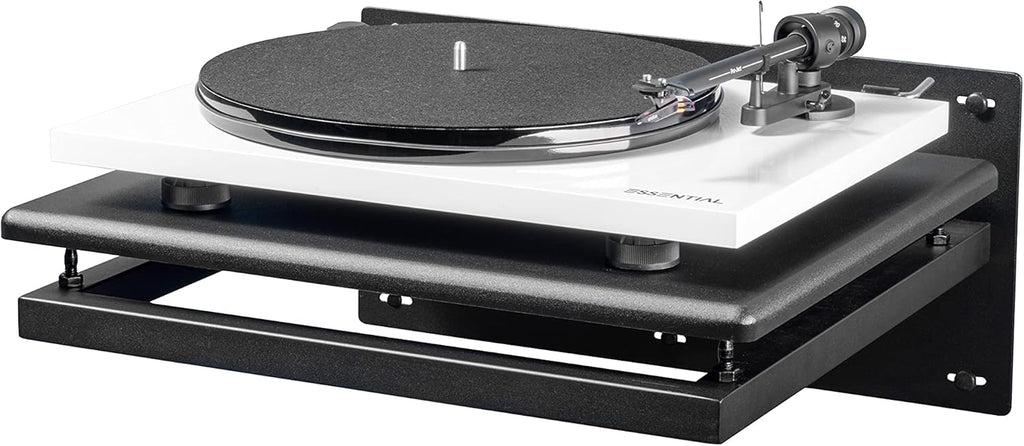 Pangea Audio Turntable Wall-Mount Record Player Shelf Black