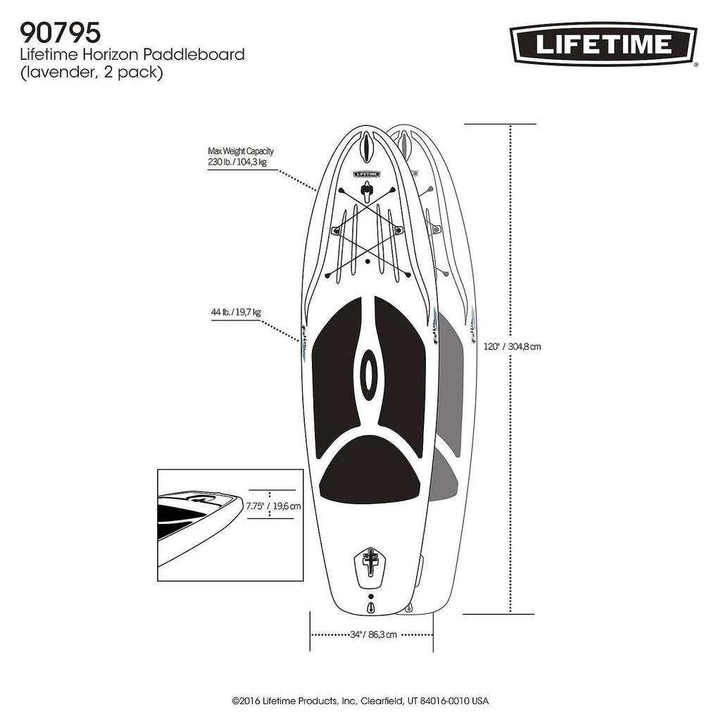 Lifetime Horizon 100 Stand-Up Paddleboard (Paddle Included)