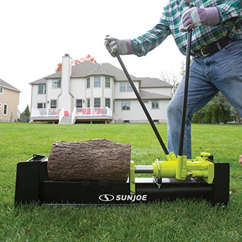 Sun Joe Lj10m 10-Ton Hydraulic Log Splitter Green