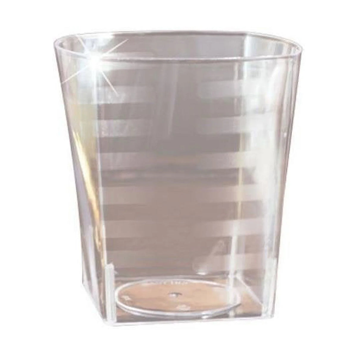 EMI Yoshi EMI-ST9 9 Oz Clear Plastic Rocks Square Clear Plastic Tumbler - Pack of 168