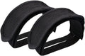 Bike Pedals with Straps, 2Pcs Pedal Straps Cycling Kids Bike Foot Pedal Straps Toe Clips Straps Tape for Fixed Gear Bike Black