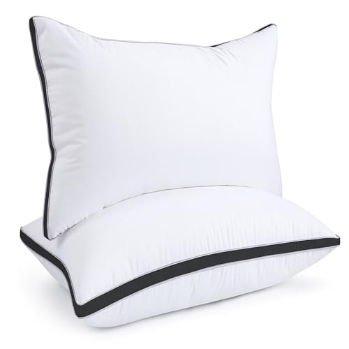 viewstar Bed Pillows King Size Set of 2, Hotel Quality, Down Alternative Big Pillow for Back, Stomach or Side Sleepers, Firm