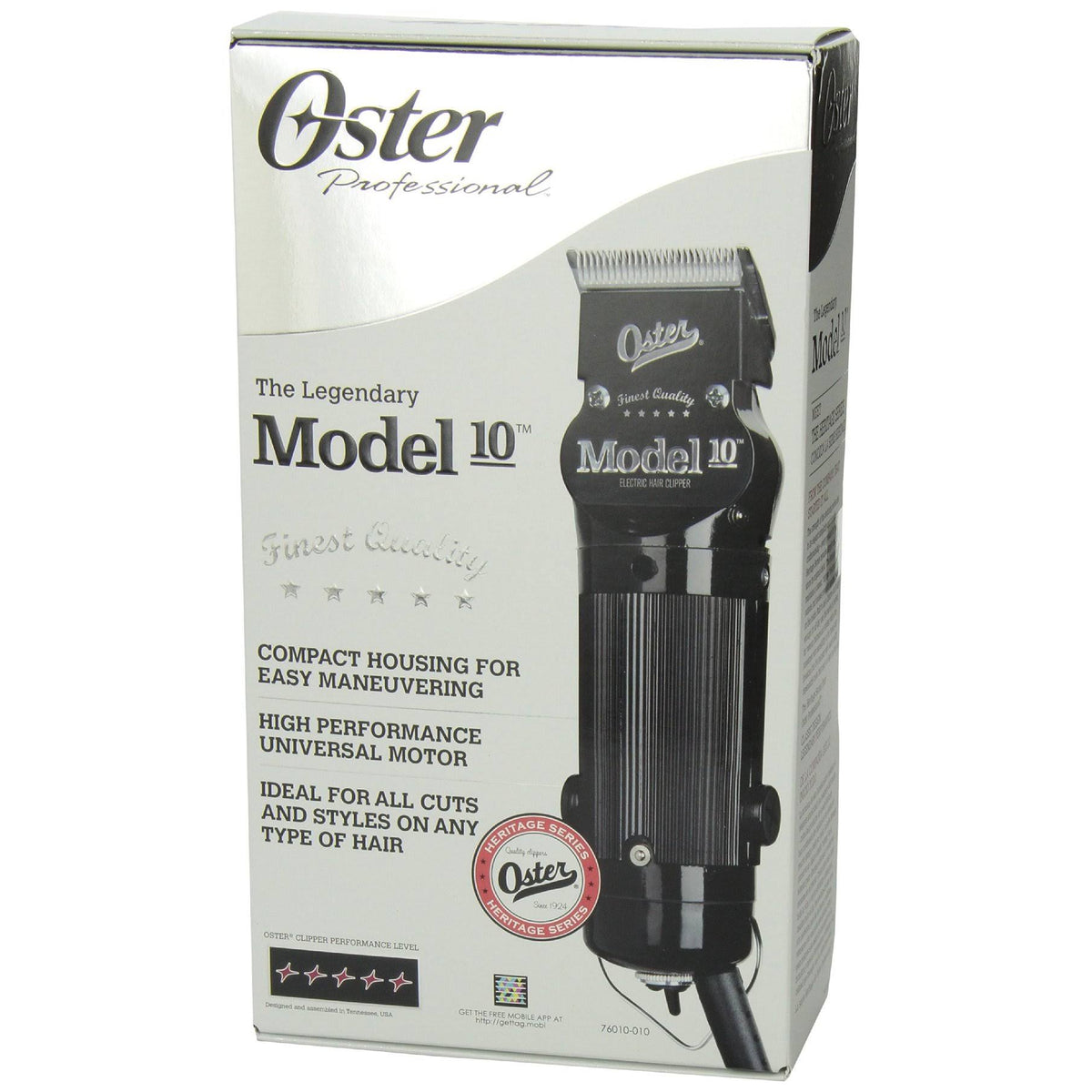 Oster Professional Model 10 Heavy Duty Detachable Blade Clipper