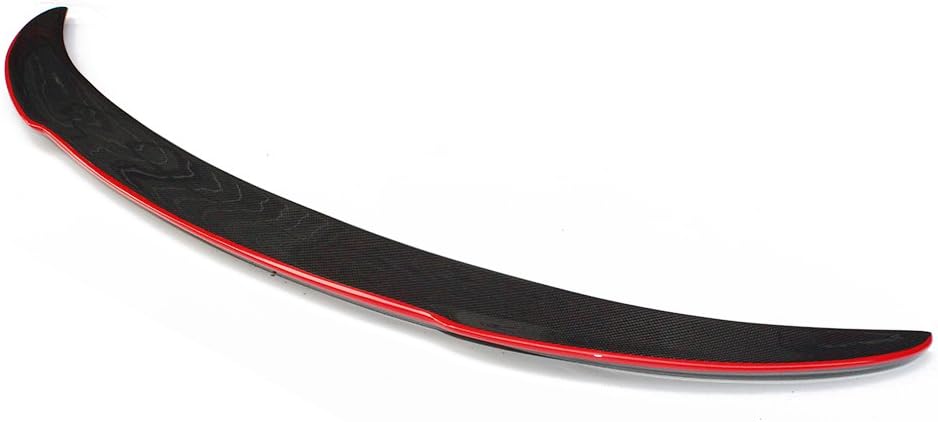 Mosion Auto FD Style Red Line Carbon Fiber Rear Spoiler for Mercedes-Benz CLA45 AMG W117 C117 CLA 250 180 260