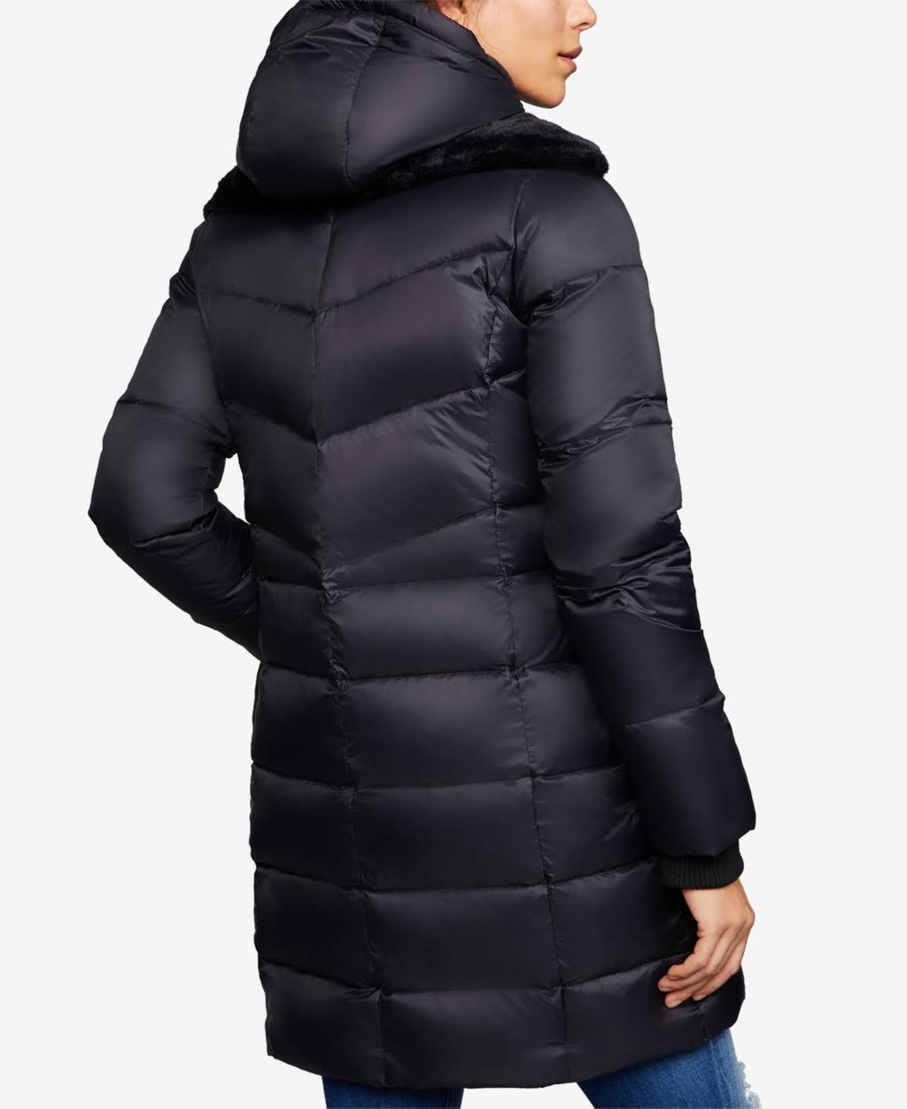 A Pea in The Pod - Quilted Puffer Maternity Jacket - M