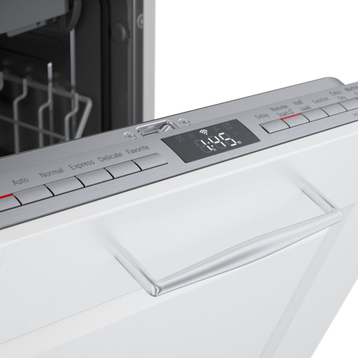 Bosch - 800 Series 18 Top Control Smart Built-In Dishwasher with 3rd Rack and 44 dBA - Custom Panel Ready