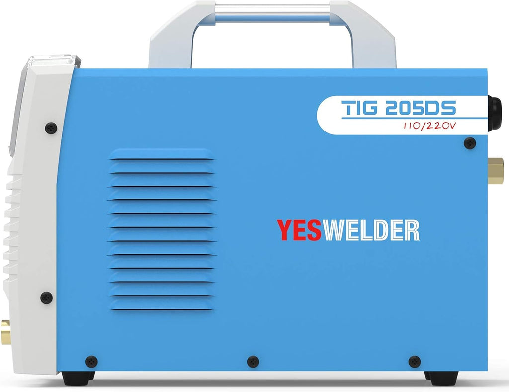 Tools AND Home Improvement YESWELDER TIG-205DS HF TIG/Stick/Arc TIG Welder,205 Amp 110 & 220V Dual Voltage TIG Welding Machine with Foot Pedal