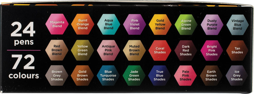 Spectrum Noir Triblend Markers 24-pkg-deep Blends