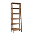 Sauder Trestle 5-Shelf Bookcase - Vintage Oak