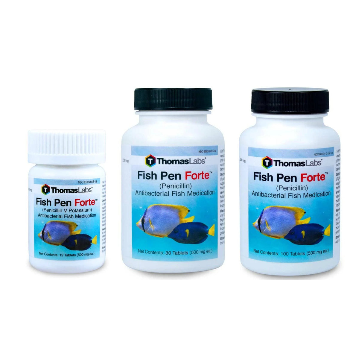 100 Count Fish Pen Forte, 500 mg