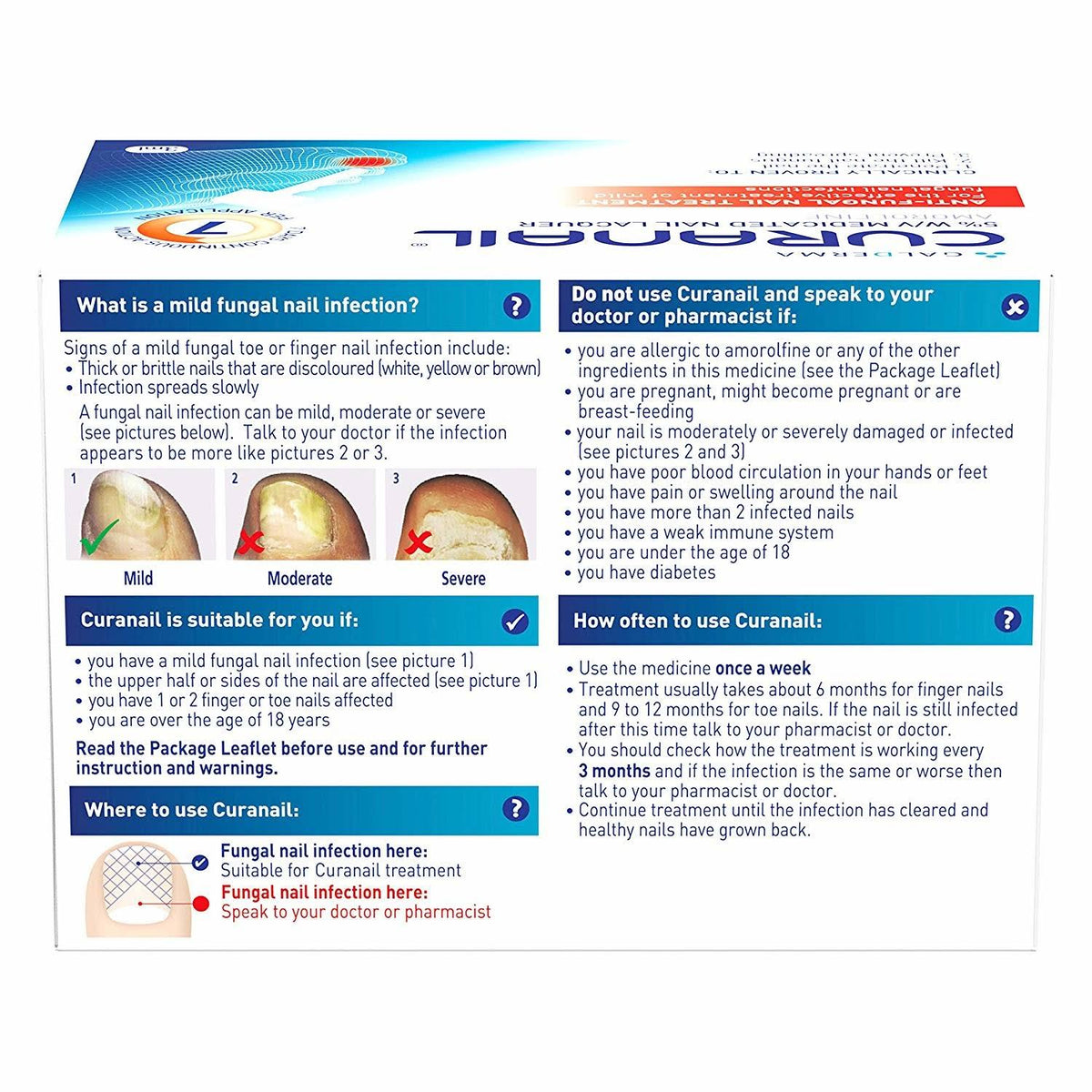 Curanail 5% Fungal Nail Treatment 3ml