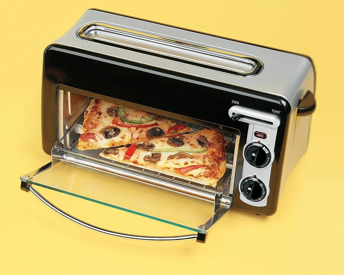 Hamilton Beach Toastation 2-Slice Toaster and Countertop Oven Black 22708 2024 Best Sellers