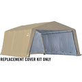 Replacement Cover for The Garage-in-a-Box 12 ft. x 20 ft. x 8 ft. Heavy Duty PVC 14.5 oz. Tan