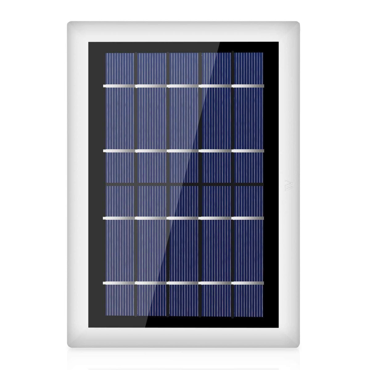 Ring Spotlight Cam Battery with Solar Panel Bundle 1-Pack White