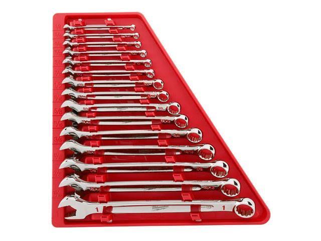 Milwaukee 48-22-9415 15 Piece Combination Wrench Set - SAE