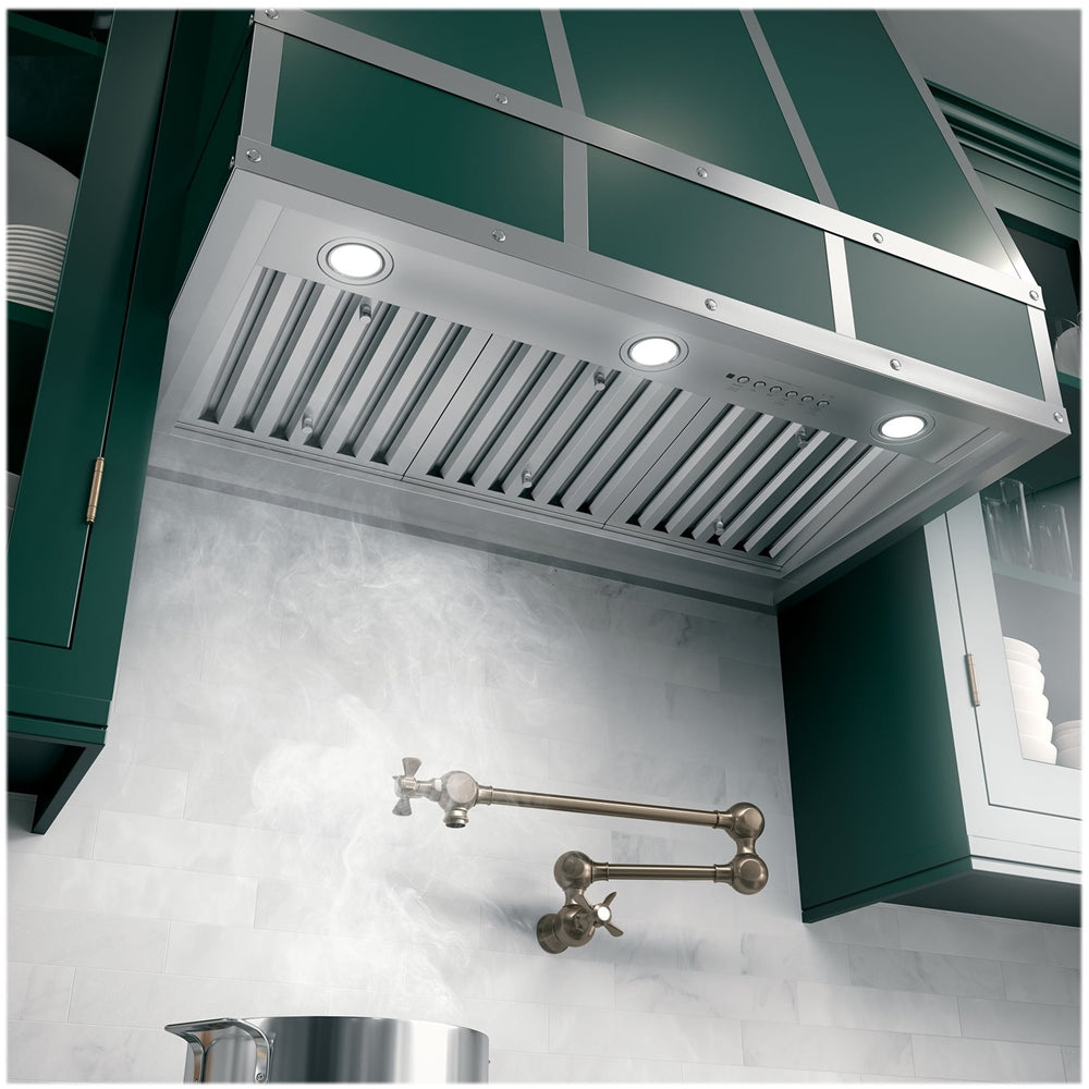 GE - 35 Convertible Range Hood - Stainless steel