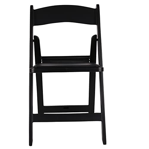 BTEXPERT Set of 4, Resin Folding Chair Vinyl Padded Seat Indoor Outdoor Lightweight Set for Home Event Party Picnic Kitchen Dining Church School Weddings